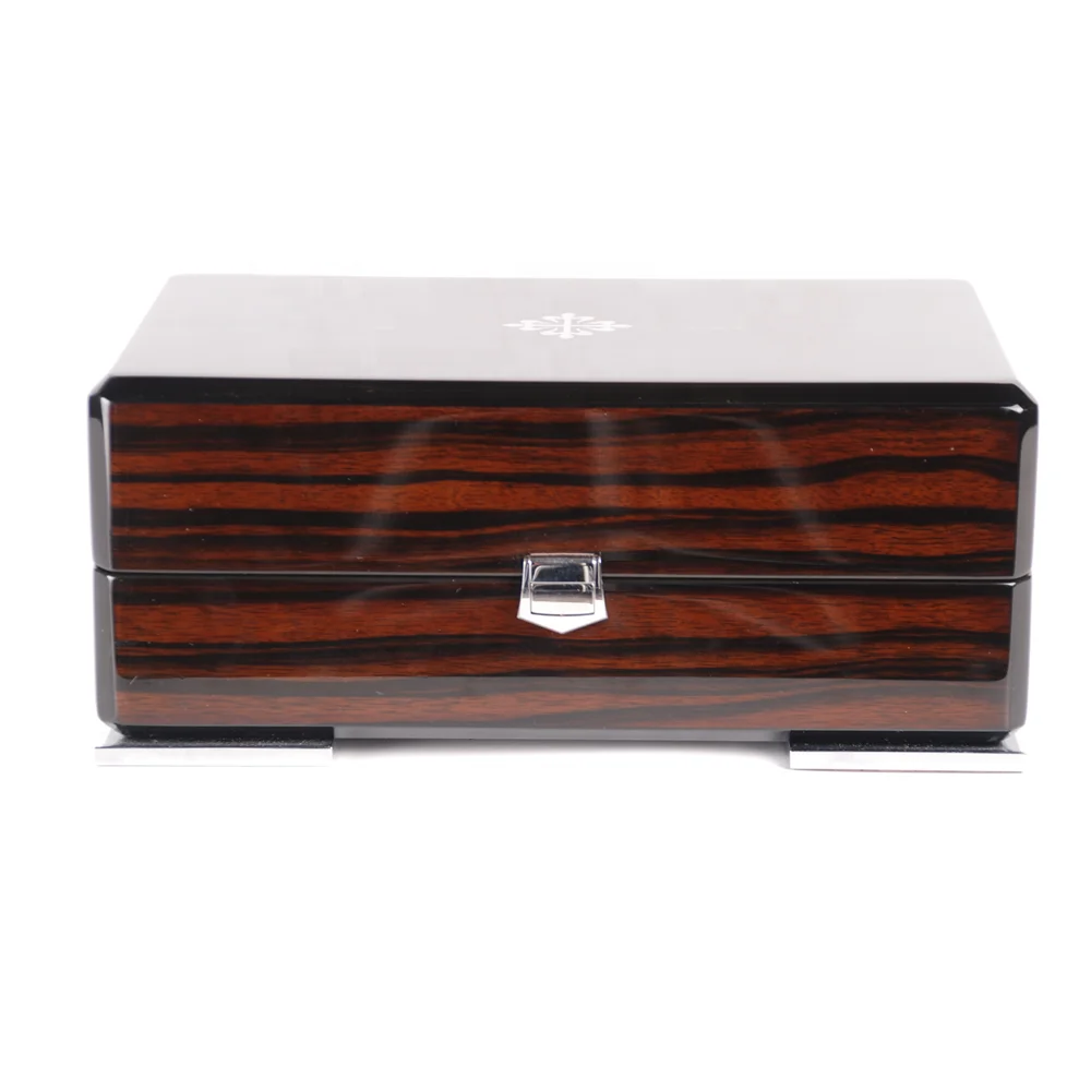 Изготовитель под заказ, высокое качество, лак для пианино, эбеновое дерево, роскошная коробка для часов