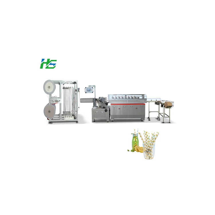 High speed automatic paper straw bending straw making machine