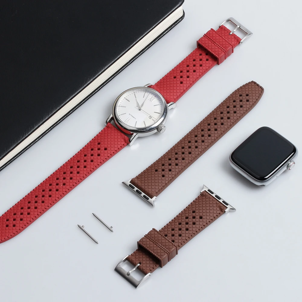 Fluoroelastomer Watch Bands FKM Watch Strap