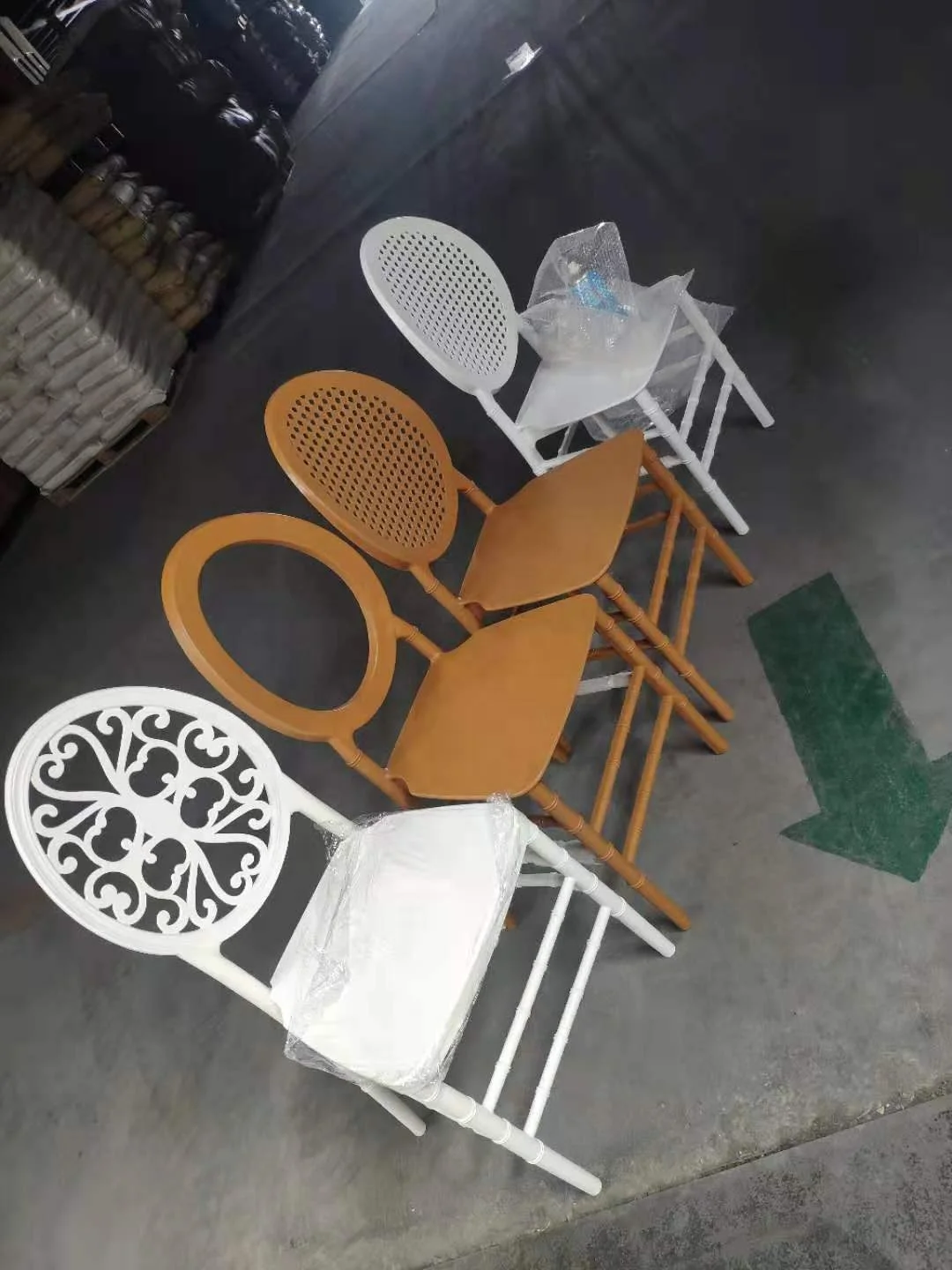 PP Resin Plastic Stackable Wedding Event Party Rental Dining Chair