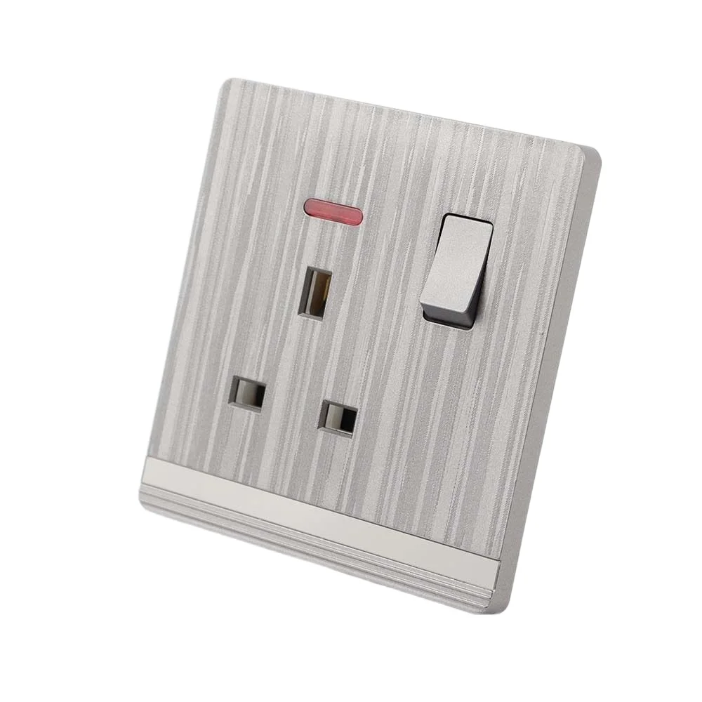 Custom oem china three-hole style with one opening universal double pole european standard wall switch