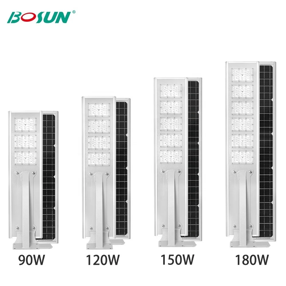 LAP Control 6500K Smd 12V New Design 60 80 100 120 Watt Led Solar Street Lights