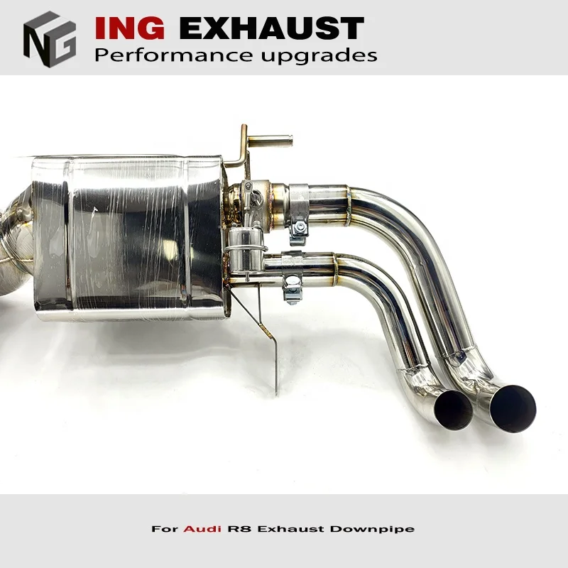 ING Factory direct sales For Audi R8 Catback 2011+ 4.2 5.2 V8 V10  stainless steel Catback Exhaust Valve discount event