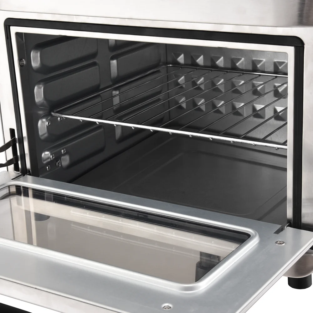 Kitchen Appliance Home Cooking Mini Oven 10L Stainless Steel Electric Oven Pizza Oven Cake Toaster