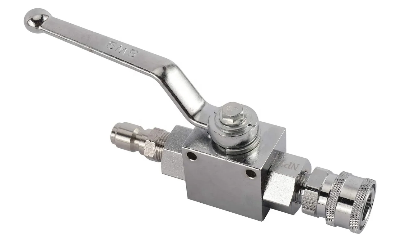 jd High quality carbon steel stainless steel HKB 2 WAY 3WAY ball valve for agricultural machinery