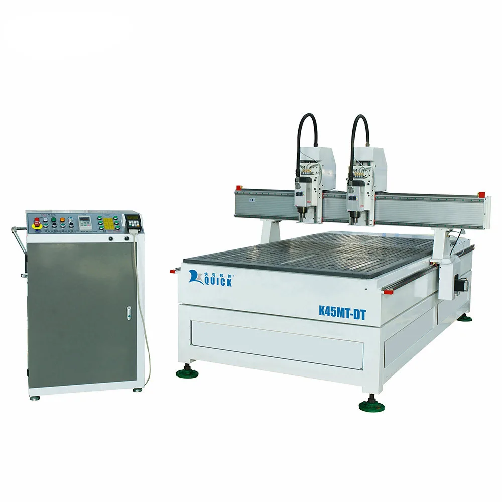 
cnc router 1300 x 2500 double head router woodworking machine for wood 