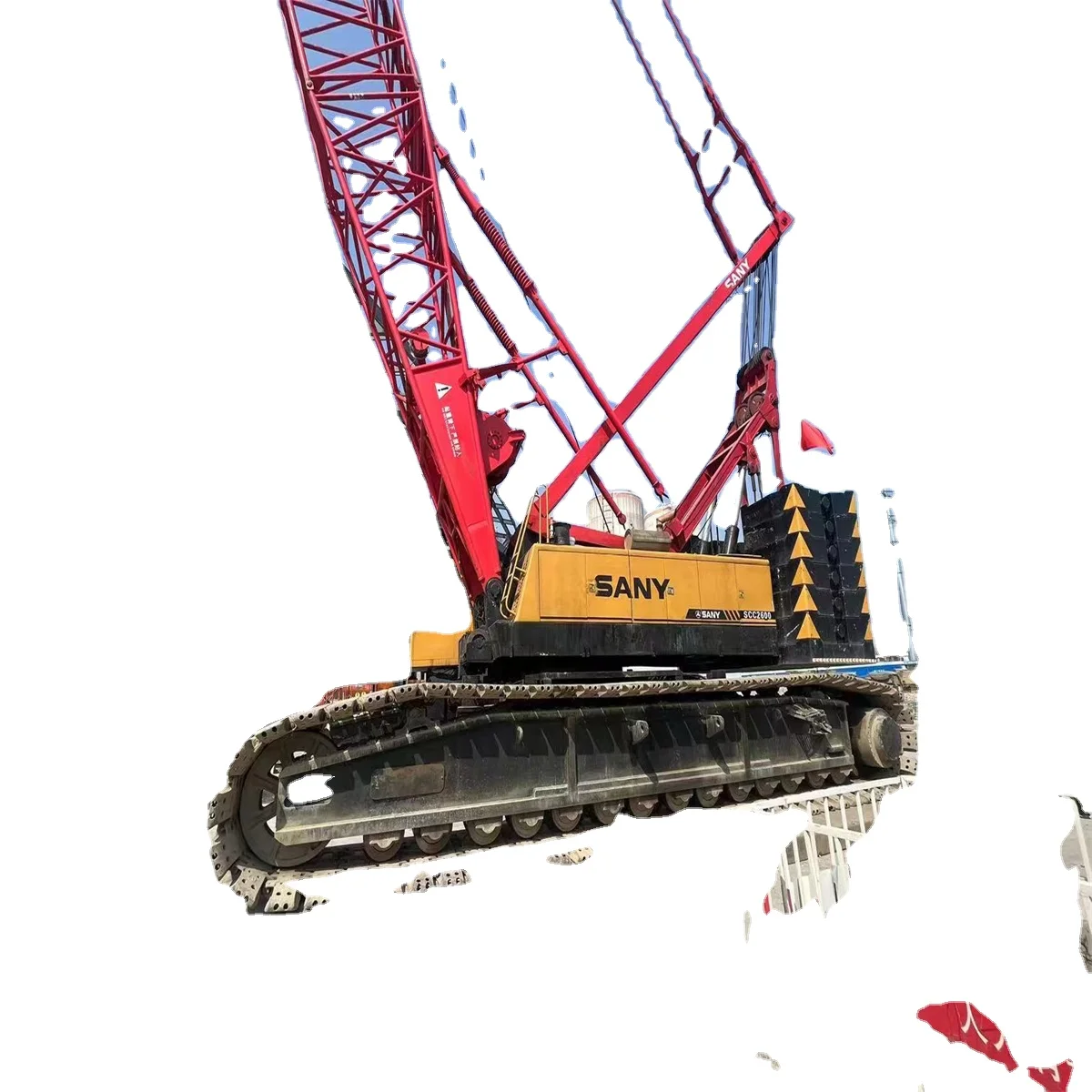 Sany 260T used  crawler crane year2015 very new machine beautiful machine good working condition