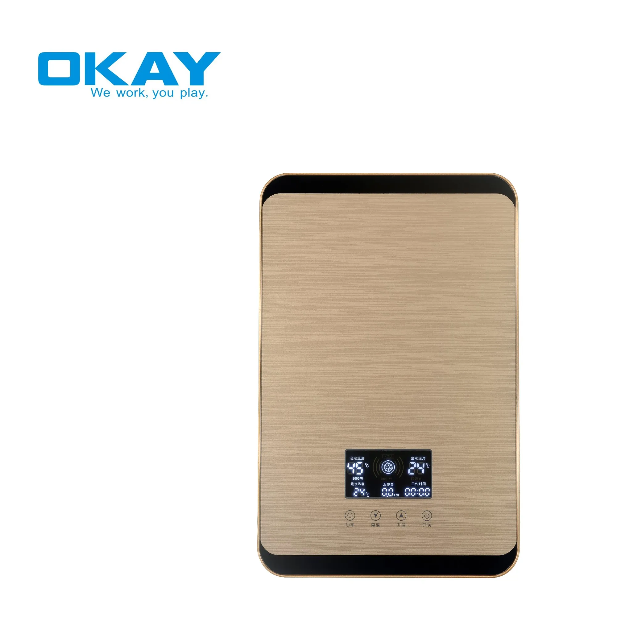 КВт безрезервуарные электрические водонагреватели для мгновенного душа