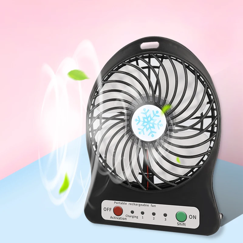Portable mini fan external computer USB charging small electric fan 1200mm quiet sound handheld Fans for school