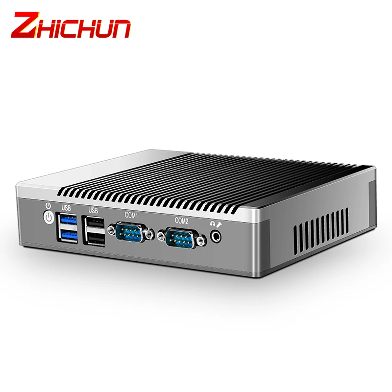 J1900 Dual LAN Mini PC Fanless Industrial Computer