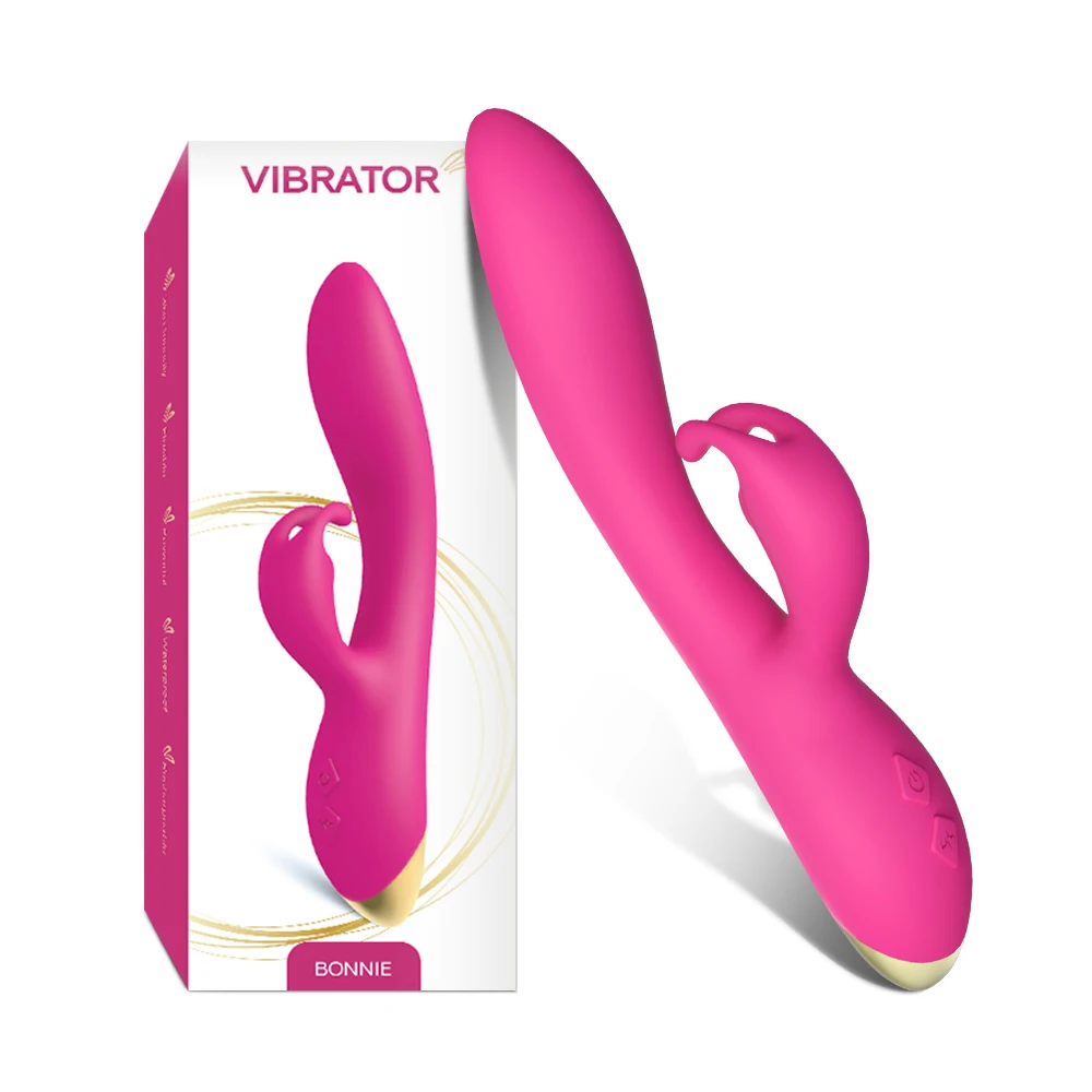 Lovely bunny ear stimulating clitoris orgasm masturbator g spot stimulator vagina massage for male female