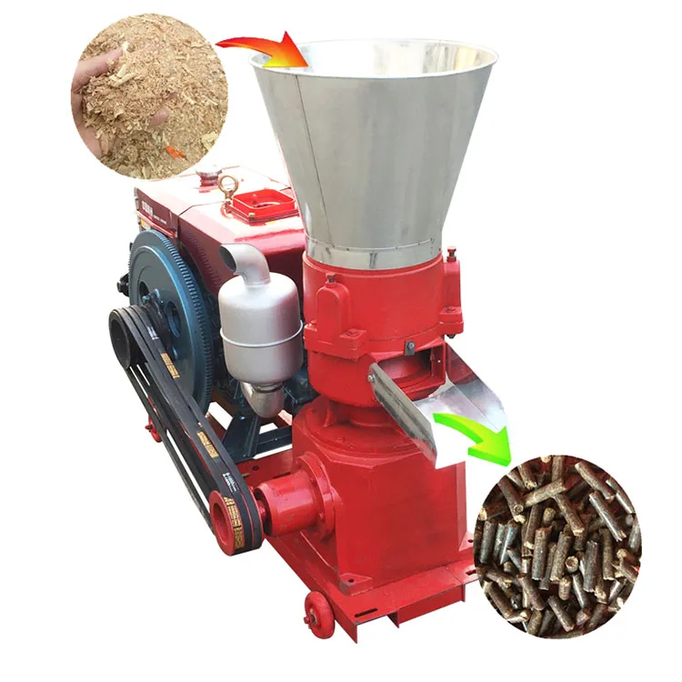 Factory direct feed mill chicken and fish feed making granulator poultry feed pellet mill