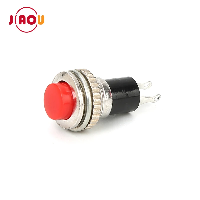 JIAOU YUEQING 10mm 2 Pin  Push button Switch DS-316