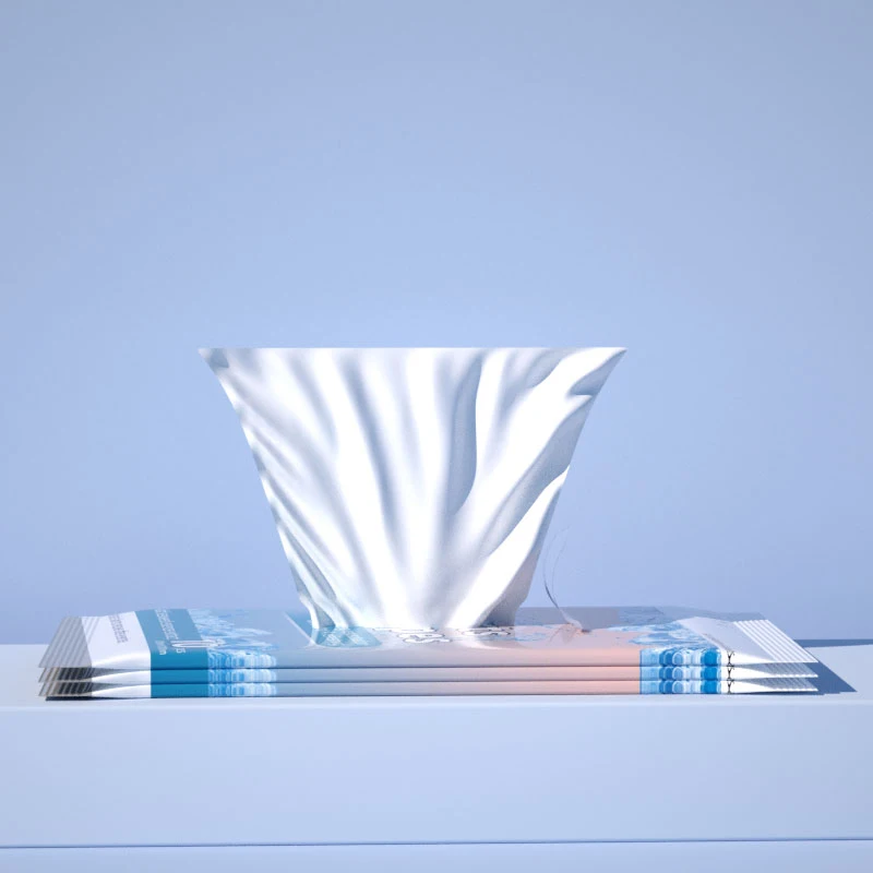 Mint Cool Feeling Wet Wipes Refreshing Cleaning Wet Tissue