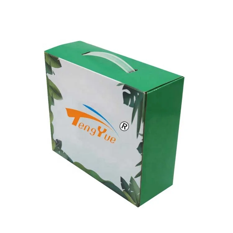 Supplier Produce Printing Top Quality Corrugated Laptop Packaging Shipping Boxes with Plastic Handle