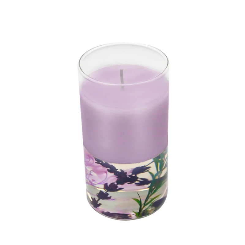 Lavender 130G/4.58oz scented botanical candle dried flower luxurious candles Private Label aromatherapy for mothers day gift