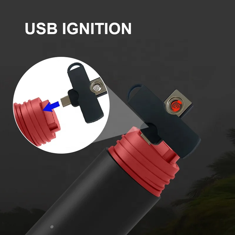 outdoor survival gear camping accessories with water filter flashlight charge other camping & hiking products