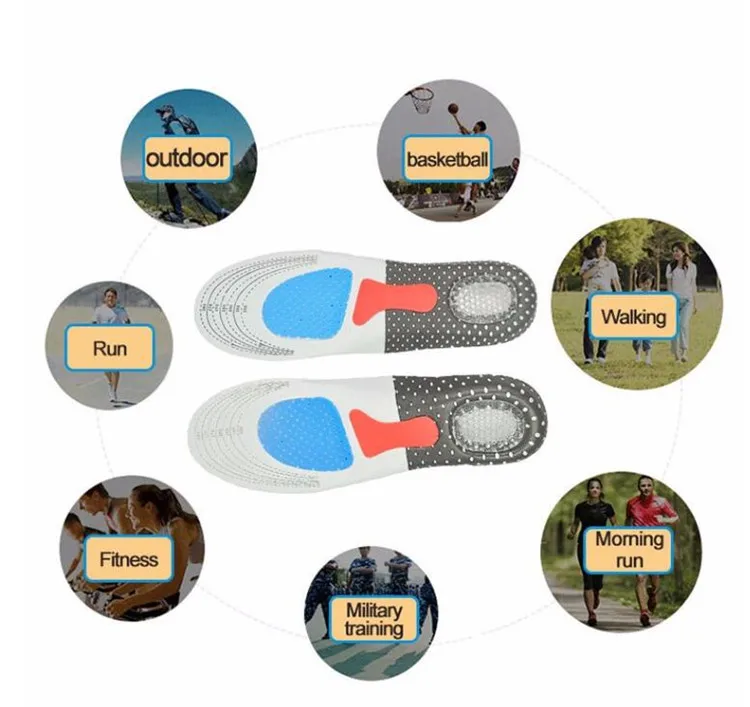 Wholesale Eva Sport Foot Orthotic Fight Against Plantar Shoe Insole