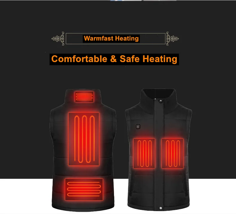 2021 new 7.4V DC plug thin soft heating pad for jacket