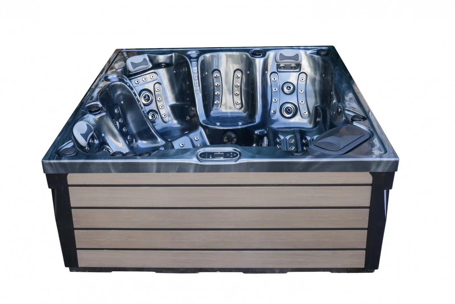 Открытый джакузи гидромассажная Ванна спа с 40 струями нагрева озона дезинфекция 4 человек