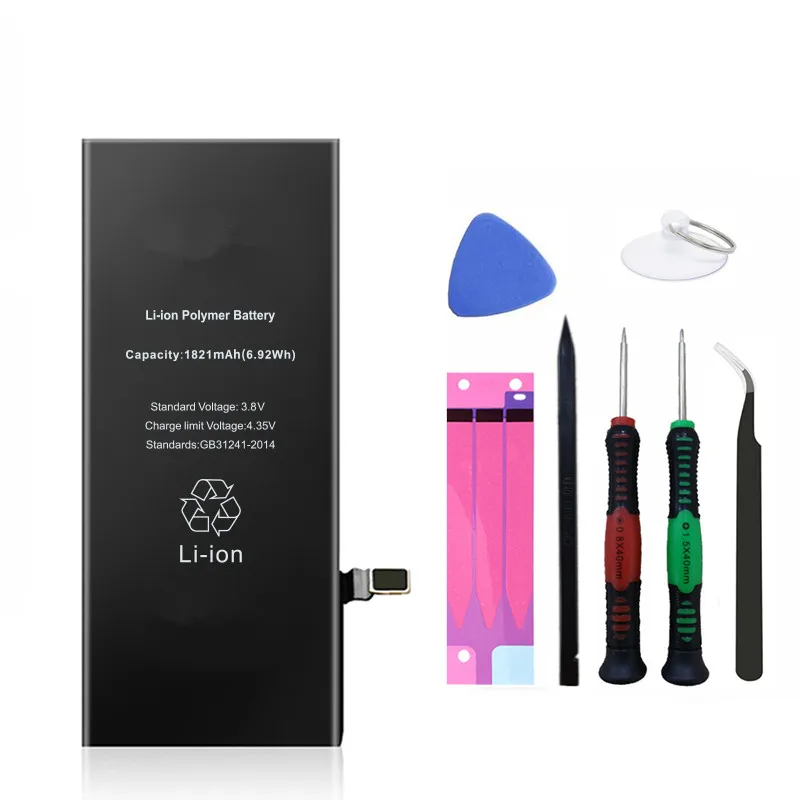 Высокоемкий полимерный аккумулятор для мобильного телефона, совместимый с iphone 8