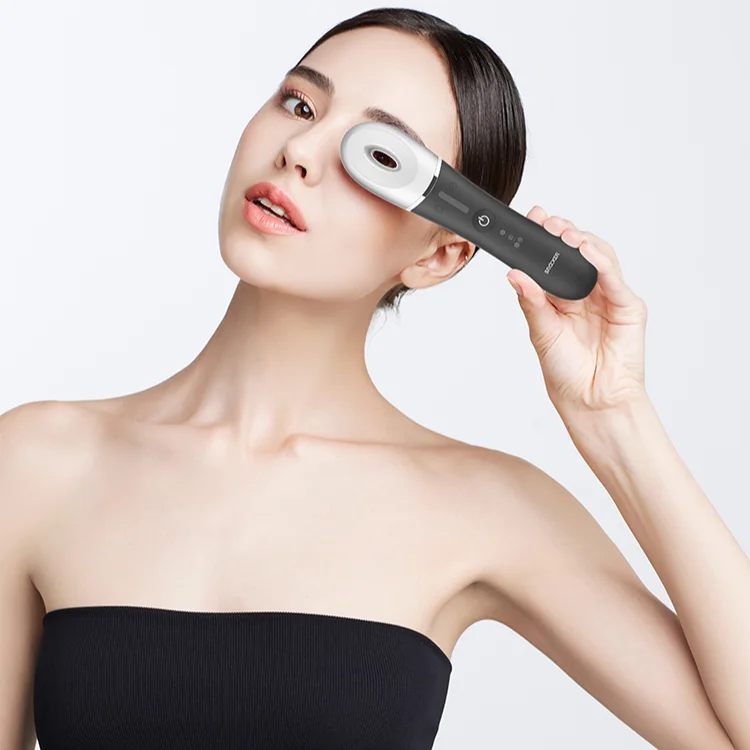 Y форма 3 в 1 Уход за глазами омоложение кожи Ион теплый Массажер для леди