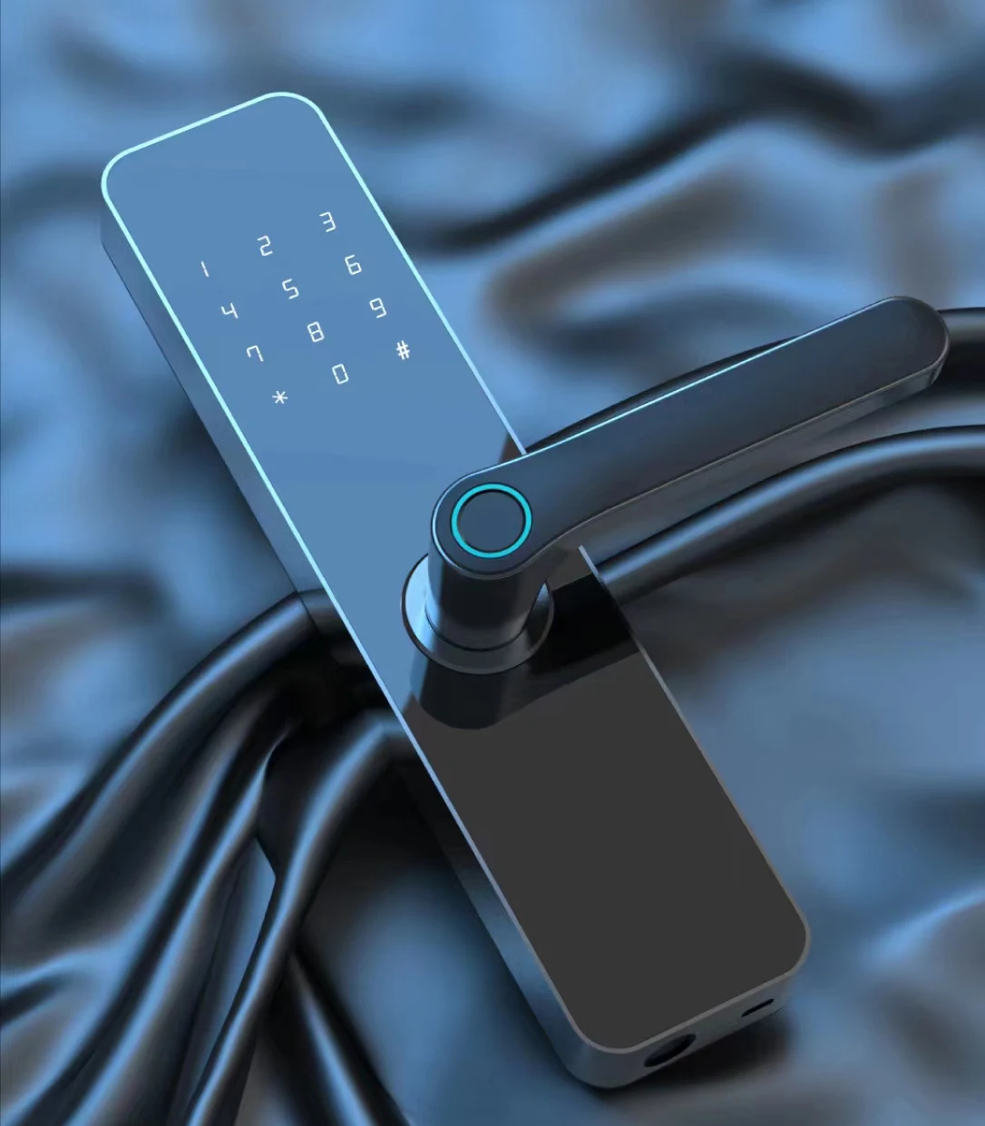 TOPTEQ Tuya Zigbee Wifi Lock Digital Electronic Lock Card Readers Magnetic Lock Handle