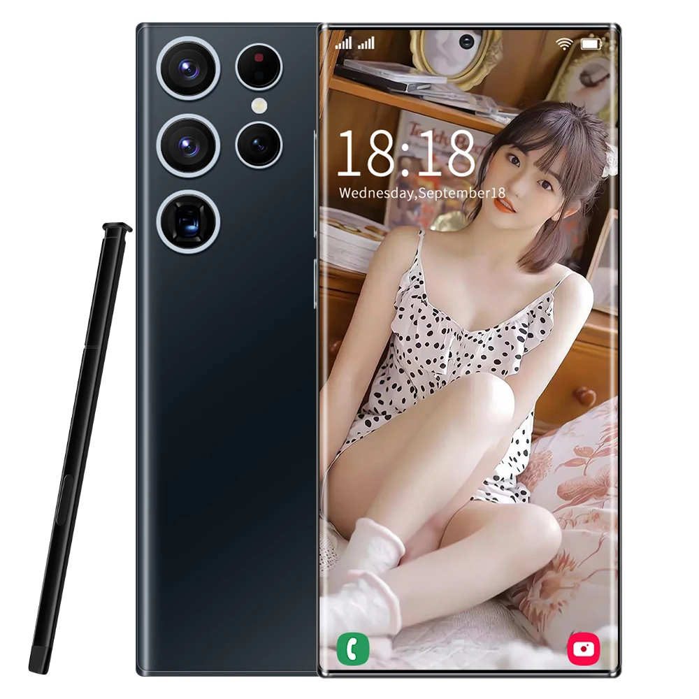 Новинка разблокировка по лицу для Samsung S22 Ultra 6 8 дюймовый мобильный телефон Android оригинальный смартфон 5G с двумя