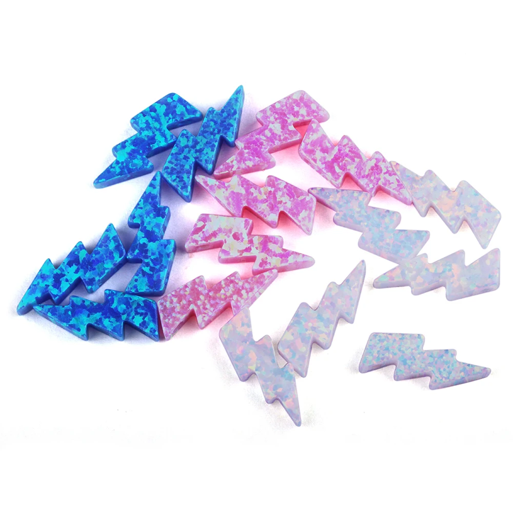 5.5x12.5mm Synthetic Lightning Opal Stone For Necklace