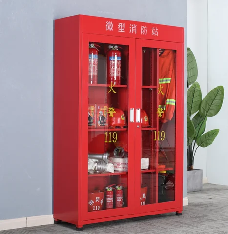 Blue metal hose cabinet cheap price for fire control cabinet