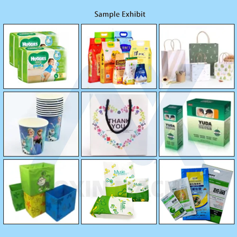 flexo printing machine 4 color Non woven rolling printing machine craft paper flexographic printers