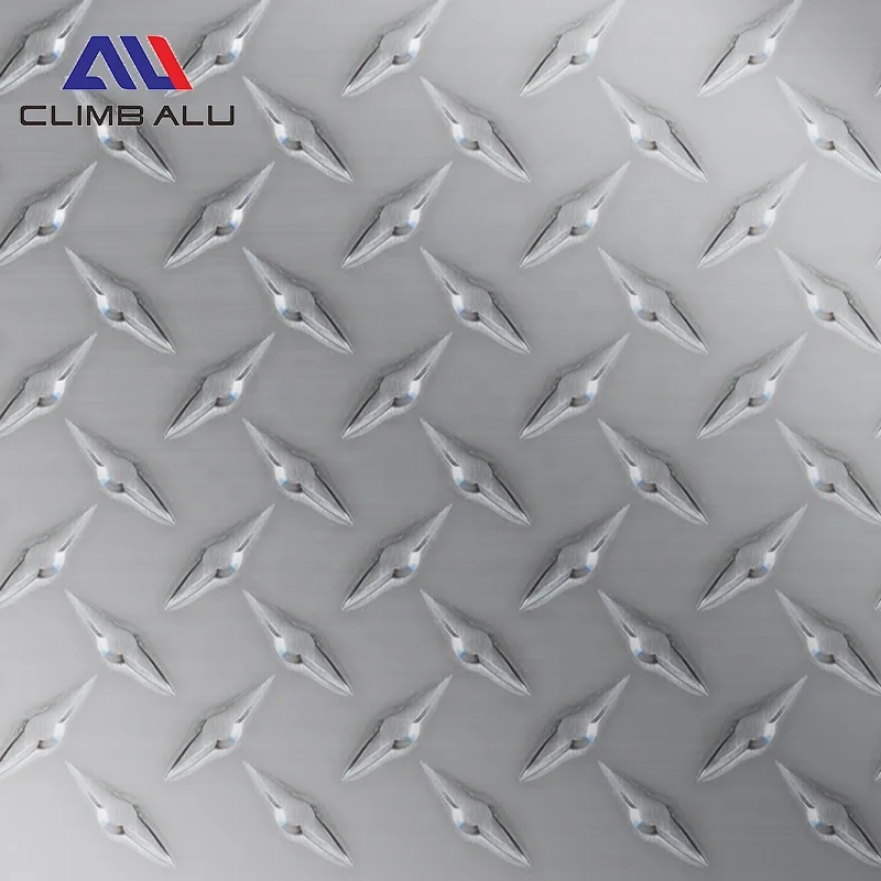 Wide application bus car used stair tread plate checkered aluminum elevator floor checker sheet for wheelchair ramp