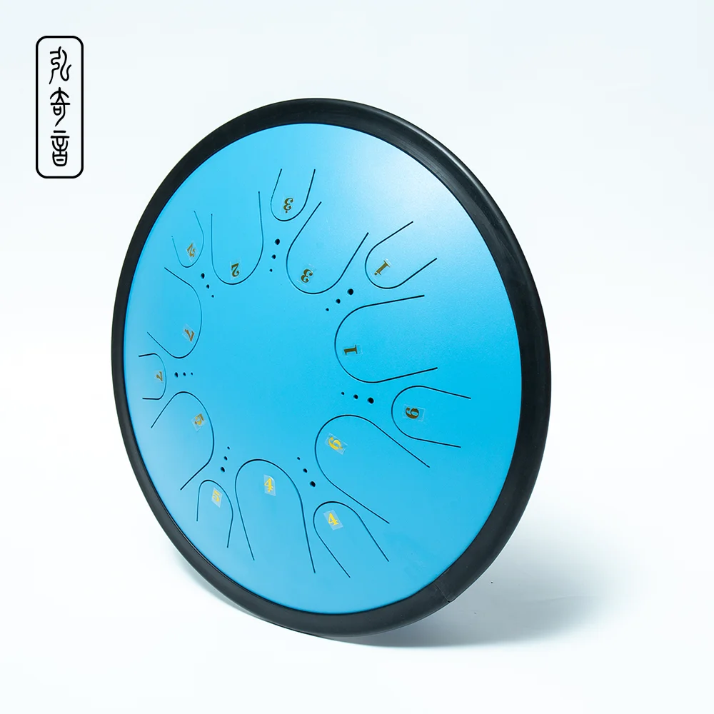 Popularity Hot Sale Percussion Tongue Hand Pan Drum 14 Inch Steel Hand Pan