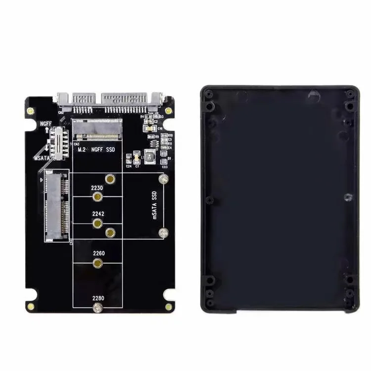 Конвертер M2 mSATA в SATA SSD на SATA3 адаптер