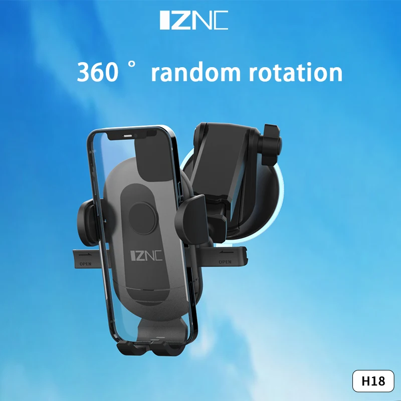 Universal 360 degree Bracket Suction cup base for Car Mobile Phone holder Stand Air Vent Mount