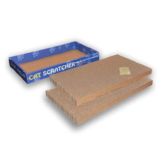 Pet scratch corrugated cardboard cat scratcher scratching board catnip cat cardboard scratch