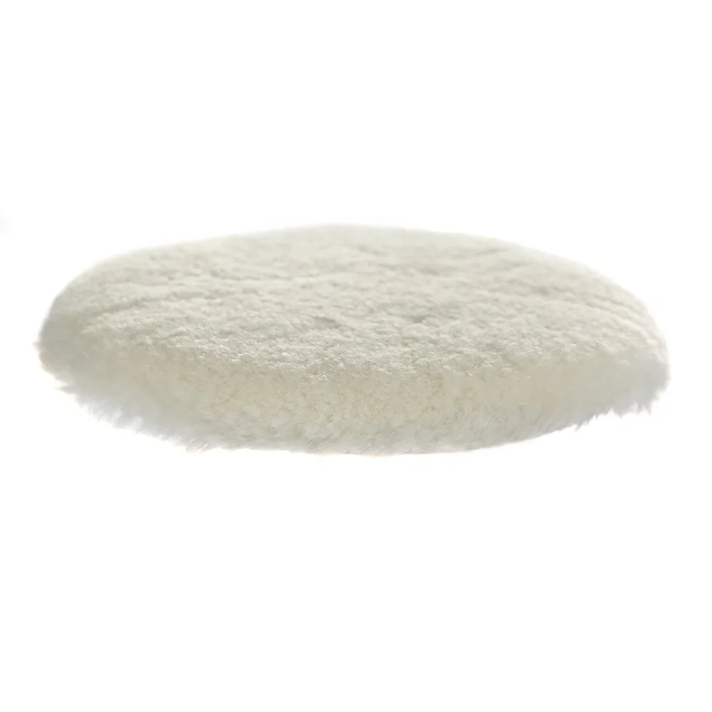 best quality lamb wool and sponge buffing pad car detailing 6 inch wool polishing pad