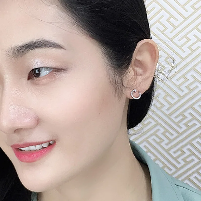 БПФ 18k золото новый дизайн со стразами gemnel изысканные серьги-гвоздики с кристаллами Swarovski крючки для сережек