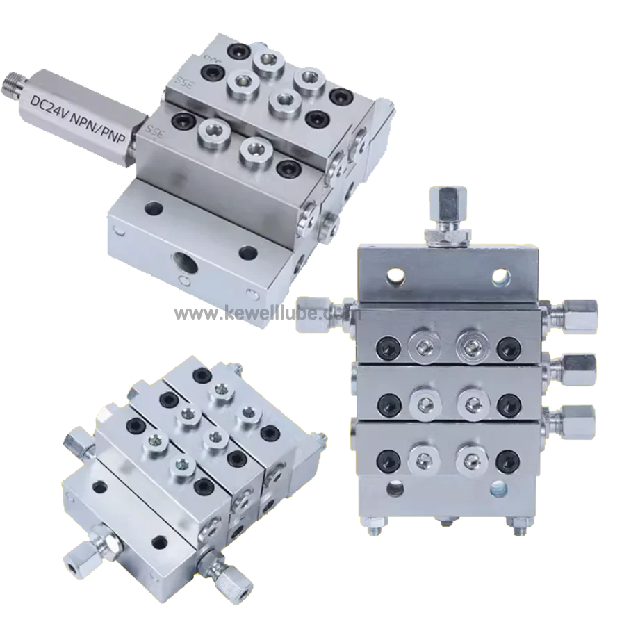 OEM DMA DMB Lubricant Manifold Progressive Lubrication Grease Dispenser Block Modular Divider Valve Injector Lube Distributor