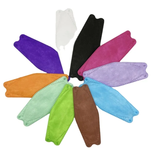 Fish Shaped Mask Adult Child Face Masks 3-Layer Willow-Shaped Protective KF 94 KF94