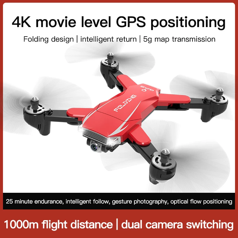 2021 Hot sell A18 Drone with Dual Camera 4K Wifi FPV Drone Optical Flow Positioning Rc Quadcopter Drone