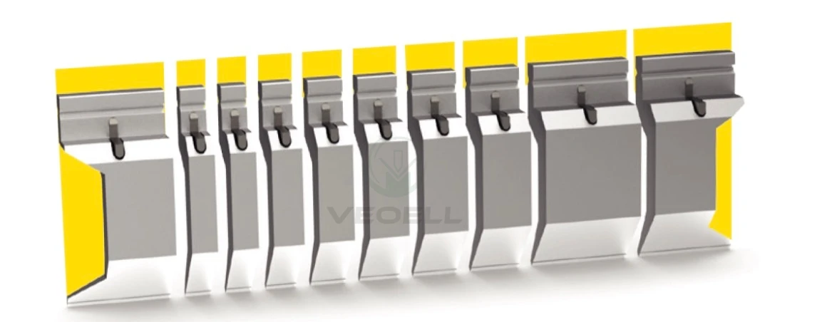 16.201High Quality Bending Tools LVD forming tools for press brake machine punch  LVD PUNCHES 510mmsolid Safety pins