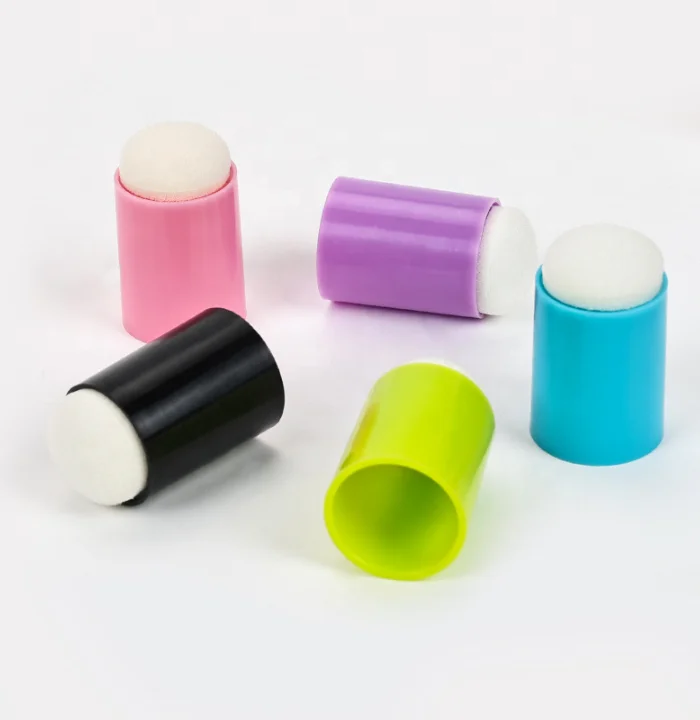 New DIY Finger Dauber Foam Sponge Brush for Ink Painting Stamping Scrapbooking Manicure Tools Dauber Scrubbing Sponges