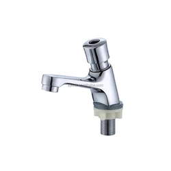 X10087 Deck Mounted Chrome Brass Material of Self Closing Time Extended Tap