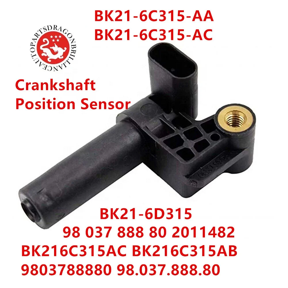 Crankshaft Position Sensor BK216C315AC BK216C315AB 9803788880 98.037.888.80 98 037 888 80 2011482  BK21-6D315 For Ford Everest