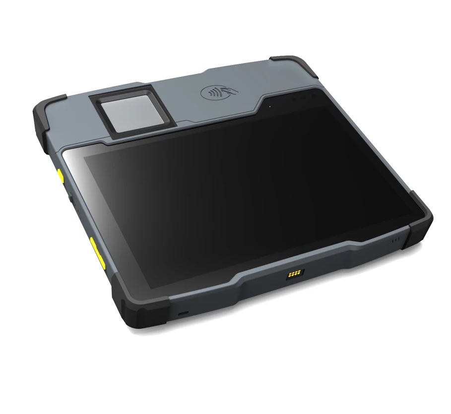 EKEMP Large Battery 10.1inch Mobile Enrollment Biometric Terminal Tablet Best Android Tablets with Fingerprint Recognition & GPS