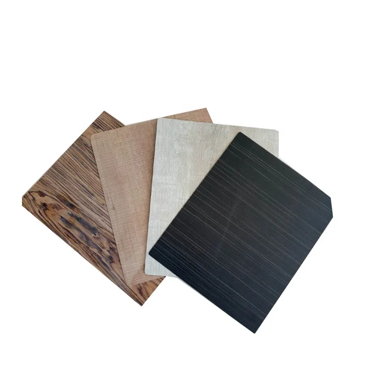 HPL Manufacturer 0.8mm Wood grain Matt Textures Synchronized HPL Oak Formica Laminate Sheet