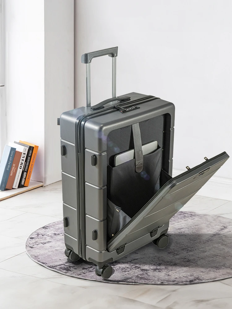 2024 Hot Selling Carry-on Suitcase 20inch Luggage With Front Pocket PC Hardside Suitcase For 24inch