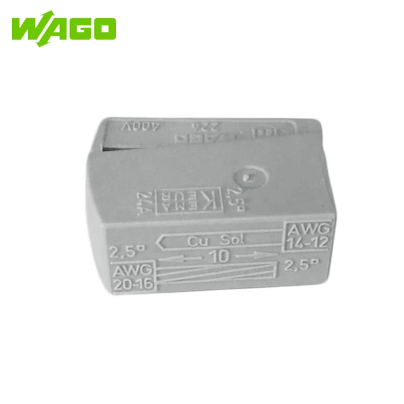 WAGO Original Quality goods 224 -101 Lighting Connectors for wiring 2.5mm2 Quick terminal