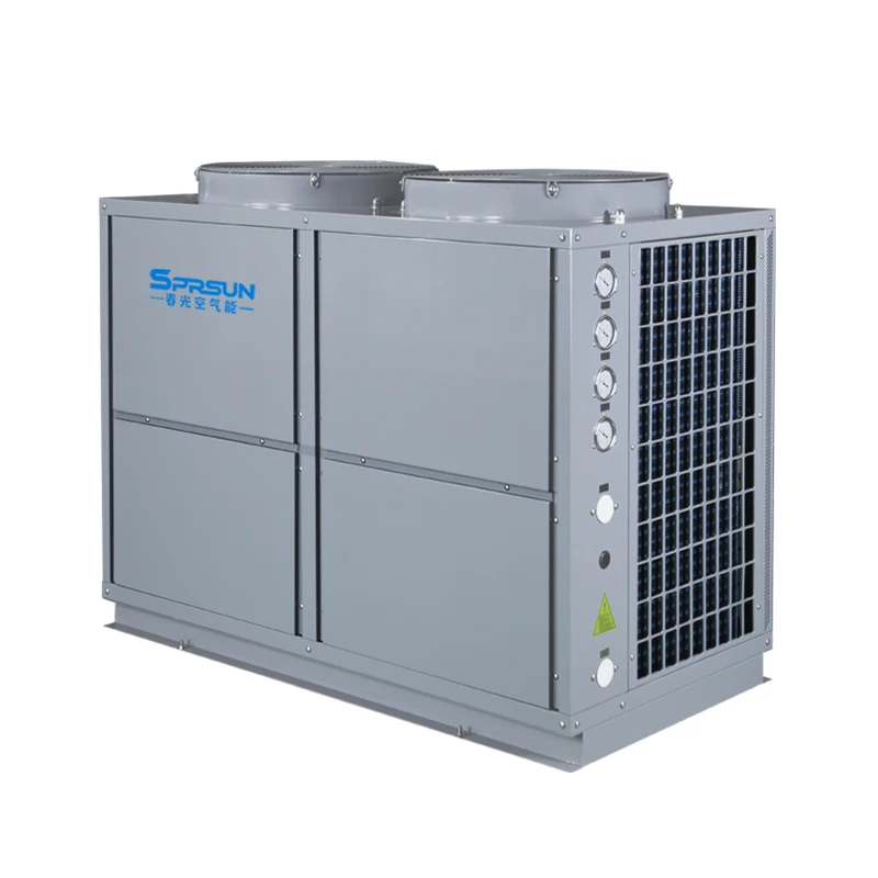 Galvanized Steel / Stainless 60KW Air to Water Heatpump for Swimming Pool with High COP